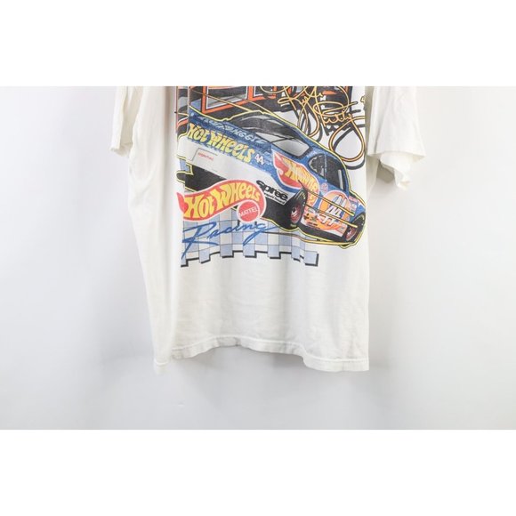 Vintage 90s NASCAR Mens 3XL Thrashed Hot Wheels Kyle Petty Racing T-Shirt USA - Picture 15 of 15